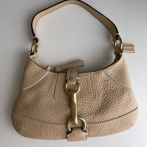 Coach Light Tan Leather Mini Shoulder Bag